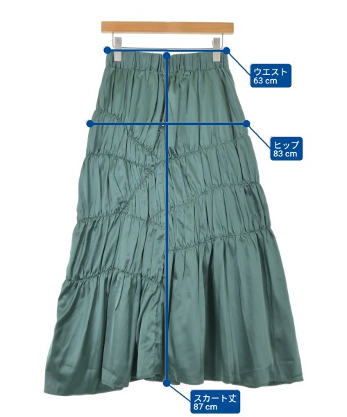 HARE（ハレ）ロング・マキシ丈スカート 緑 サイズ:F レディース/2200655423027
