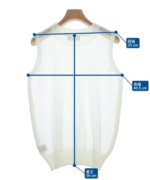 HARE（ハレ）ベスト 白 サイズ:F レディース/2200657943097