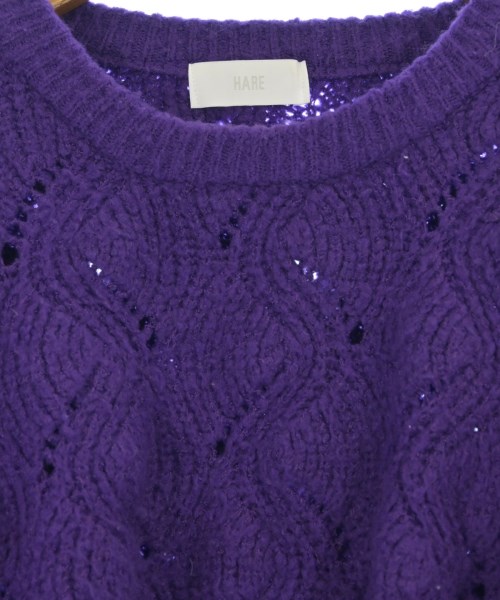 HARE（ハレ）ニット・セーター 紫 サイズ:F レディース/2200645339055