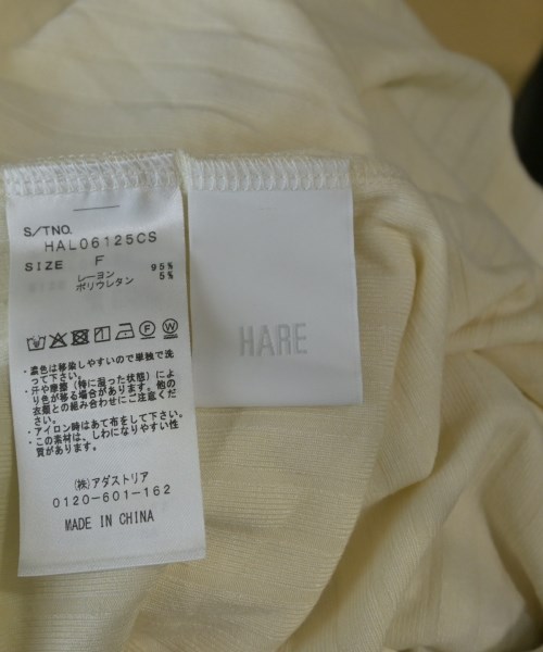 HARE（ハレ）Tシャツ・カットソー 白 サイズ:F/F レディース/2200646534091