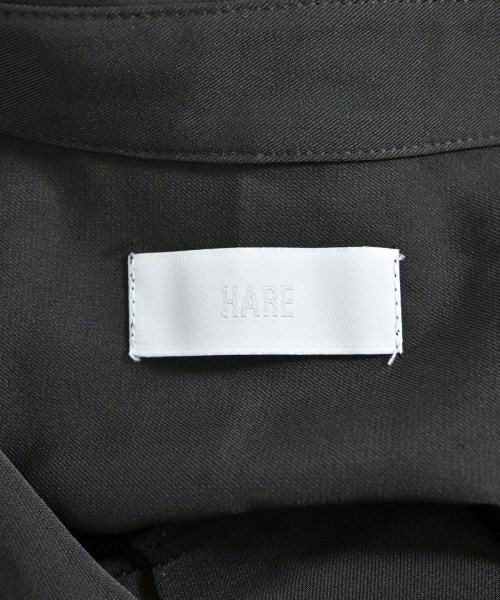 HARE（ハレ）シャツワンピース 黒 サイズ:F レディース/2200667480063