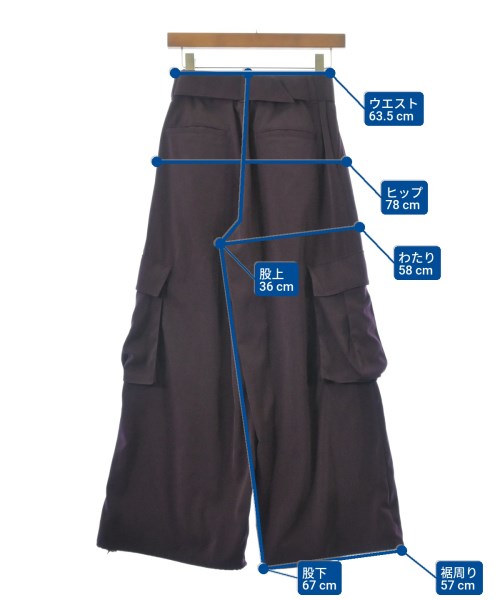 HARE（ハレ）カーゴパンツ 紫 サイズ:F レディース/2200668898027