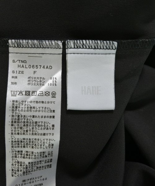 HARE（ハレ）カジュアルシャツ 黒 サイズ:F レディース/2200729121392