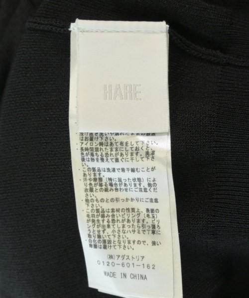 HARE（ハレ）ニット・セーター 黒 サイズ:F レディース/2200683749014