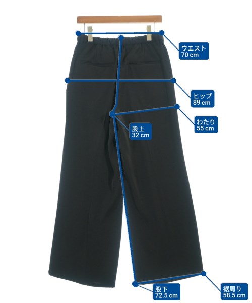 HARE（ハレ）スラックス 黒 サイズ:S レディース/2200684478012