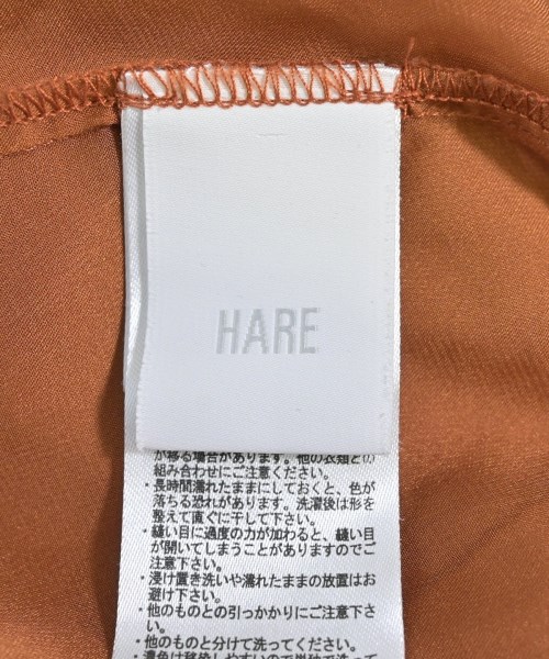 HARE（ハレ）カジュアルシャツ オレンジ サイズ:F レディース/2200679415107