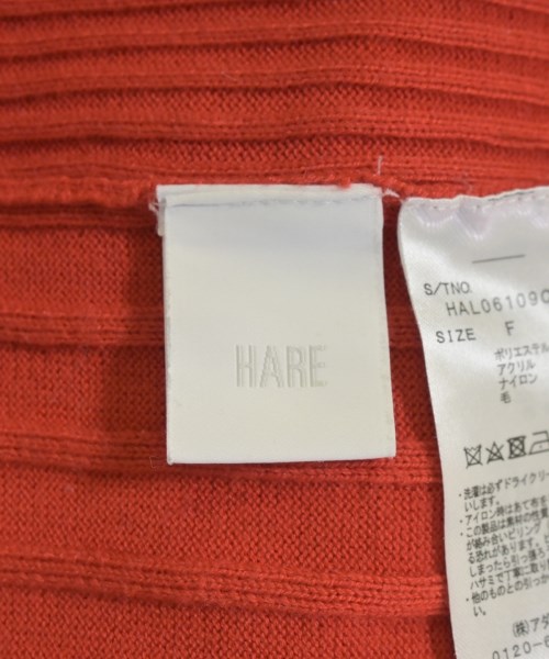 HARE（ハレ）ニット・セーター 赤 サイズ:F レディース/2200681704107