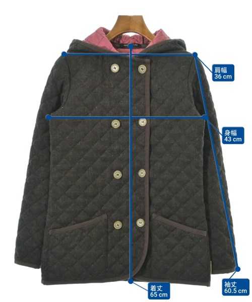 Traditional Weatherwear（トラディショナルウェザーウェア）ダウンコート 茶 サイズ:34(XS位) レディース/2200632695010