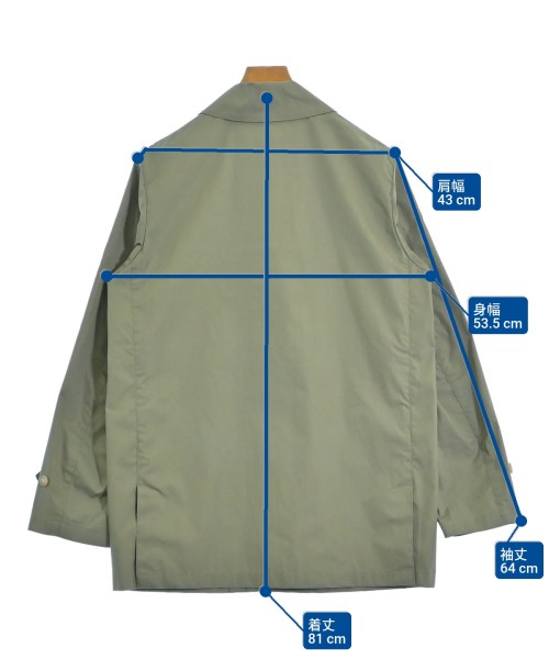 Traditional Weatherwear（トラディショナルウェザーウェア）ステンカラーコート カーキ サイズ:38(M位) レディース/2200632820016