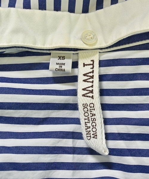 Traditional Weatherwear（トラディショナルウェザーウェア）カジュアルシャツ 青 サイズ:XS レディース/2200637636018