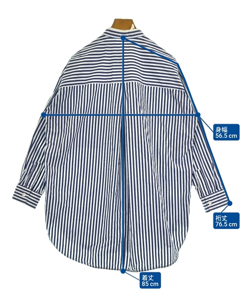 Traditional Weatherwear（トラディショナルウェザーウェア）カジュアルシャツ 青 サイズ:XS レディース/2200637636018