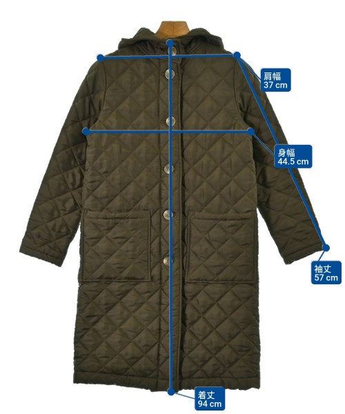 Traditional Weatherwear（トラディショナルウェザーウェア）ダウンコート 茶 サイズ:32(XXS位) レディース/2200624558019