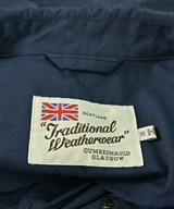 Traditional Weatherwear（トラディショナルウェザーウェア）ステンカラーコート 紺 サイズ:32(M位) レディース/2200617263012