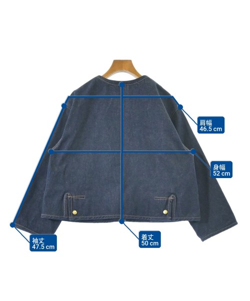 Traditional Weatherwear（トラディショナルウェザーウェア）デニムジャケット 紺 サイズ:32(XXS位) レディース/2200609913017