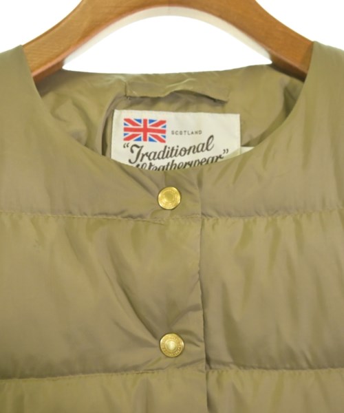 Traditional Weatherwear（トラディショナルウェザーウェア）ダウンジャケット/ダウンベスト ベージュ サイズ:34(M位) レディース/2200668983020