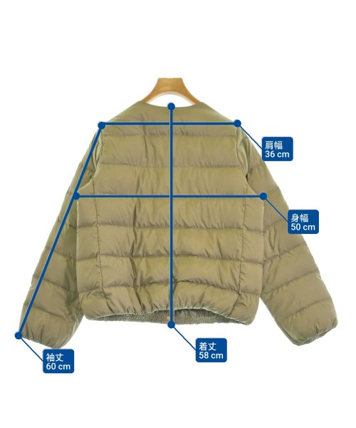 Traditional Weatherwear（トラディショナルウェザーウェア）ダウンジャケット/ダウンベスト ベージュ サイズ:34(M位) レディース/2200668983020