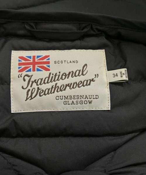 Traditional Weatherwear（トラディショナルウェザーウェア）ダウンコート 黒 サイズ:34(XS位) レディース/2200670829118