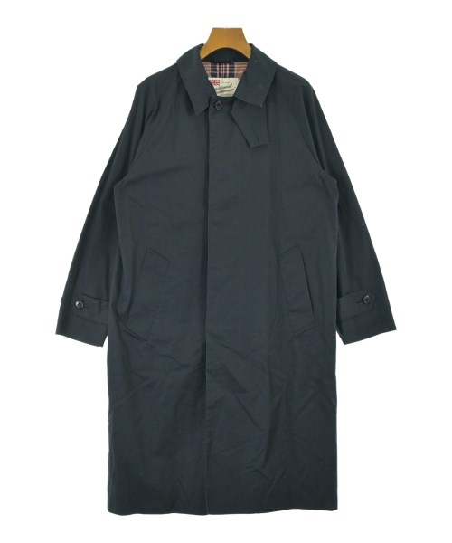 Traditional Weatherwear(トラディショナルウェザーウェア)ステンカラーコート 紺 サイズ:32(M位)/2200676307030