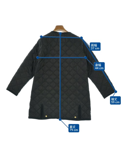 Traditional Weatherwear（トラディショナルウェザーウェア）コート 黒 サイズ:34(XS位) レディース/2200687359011