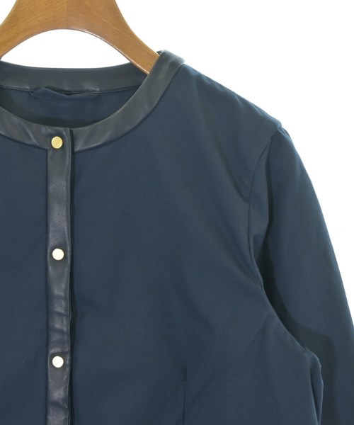 Traditional Weatherwear（トラディショナルウェザーウェア）ノーカラージャケット 紺 サイズ:34(XS位) レディース/2200697697257