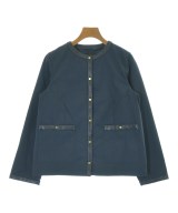 Traditional Weatherwear（トラディショナルウェザーウェア）ノーカラージャケット 紺 サイズ:34(XS位) レディース/2200697697257