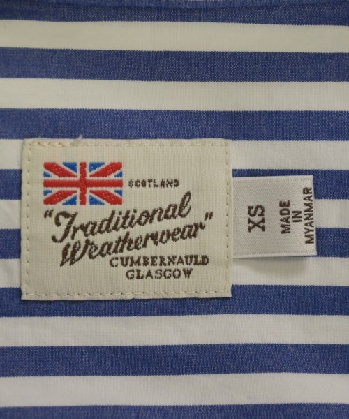 Traditional Weatherwear（トラディショナルウェザーウェア）カジュアルシャツ 青 サイズ:XS レディース/2200658534065
