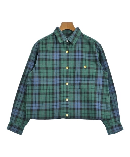 Traditional Weatherwear(トラディショナルウェザーウェア)カジュアルシャツ 緑 サイズ:S/2200634991103