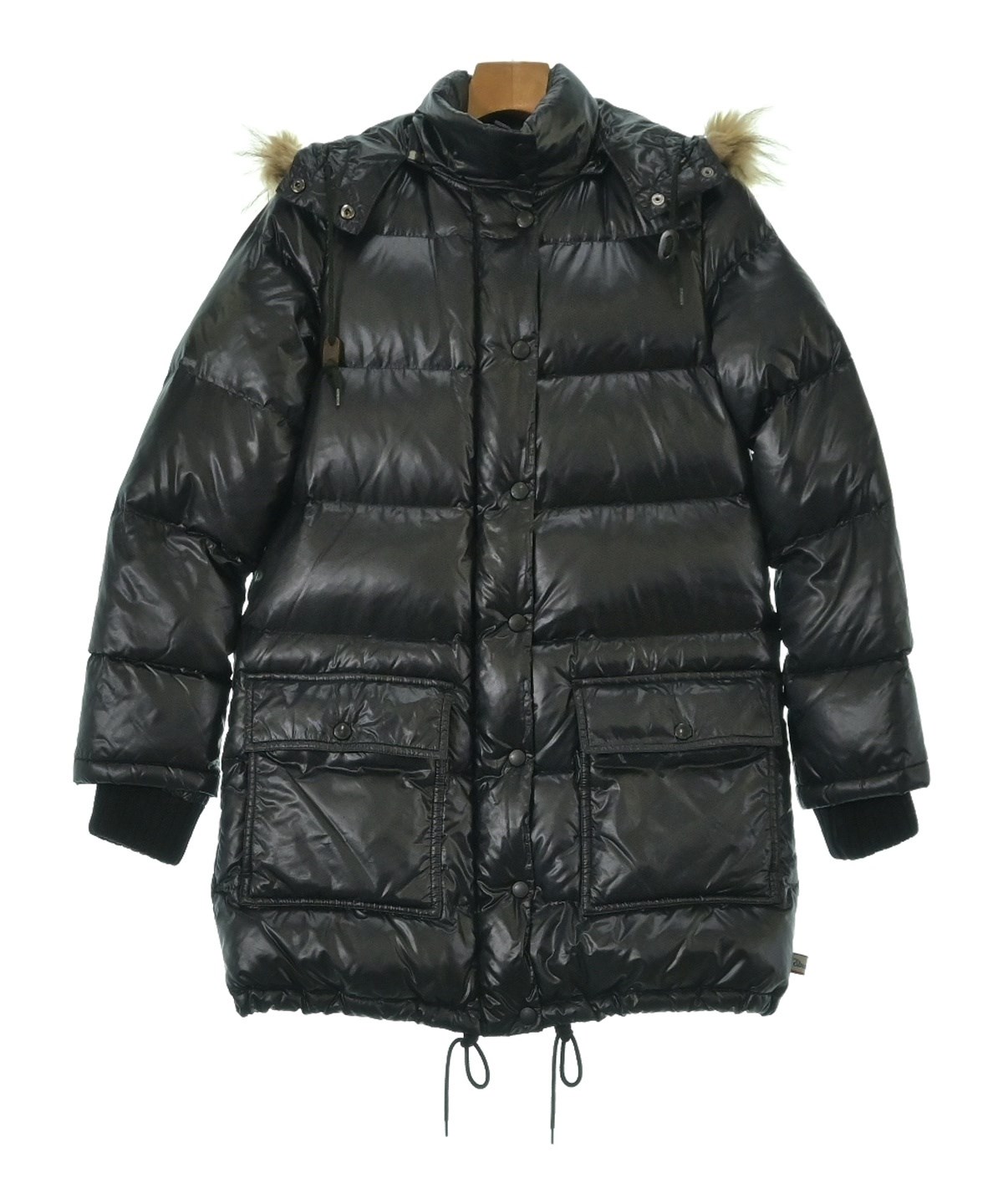 F0688S 新品トラディショナルウェザーウェア ダウンコート：34 ブラック Traditional Weatherwear（トラディショナルウェザーウェア）ダウン