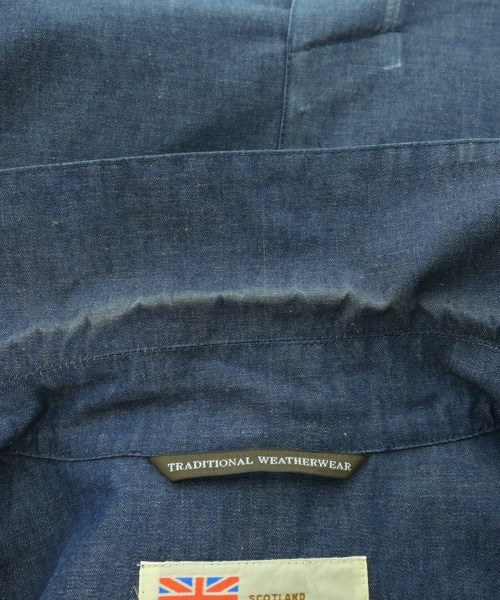 Traditional Weatherwear（トラディショナルウェザーウェア）ステンカラーコート 青 サイズ:38(M位) レディース/2200668748025