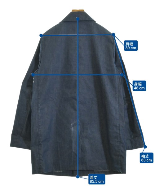 Traditional Weatherwear（トラディショナルウェザーウェア）ステンカラーコート 青 サイズ:38(M位) レディース/2200668748025