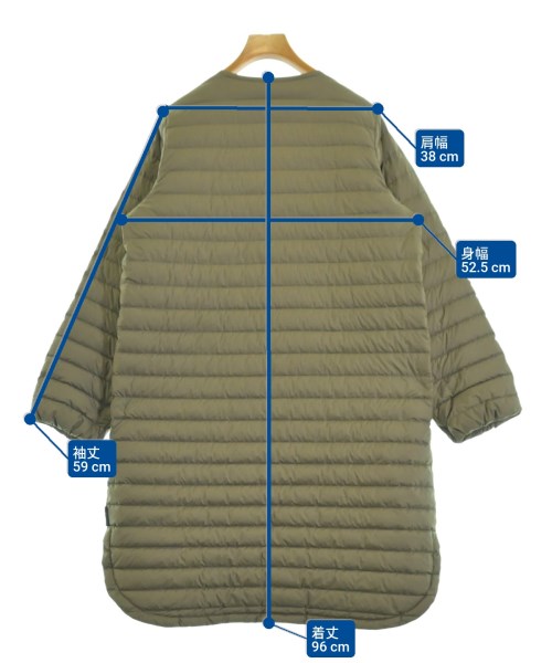 Traditional Weatherwear（トラディショナルウェザーウェア）ダウンコート カーキ サイズ:F レディース/2200667539013