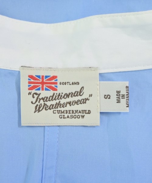 Traditional Weatherwear（トラディショナルウェザーウェア）カジュアルシャツ 青 サイズ:S レディース/2200692706039