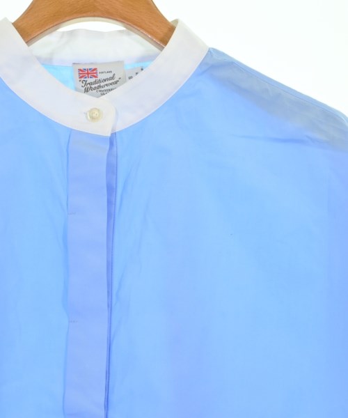 Traditional Weatherwear（トラディショナルウェザーウェア）カジュアルシャツ 青 サイズ:S レディース/2200692706039