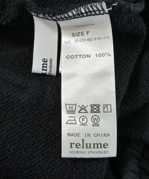 JOURNAL STANDARD relume（ジャーナルスタンダードレリューム）スウェットパンツ 黒 サイズ:F レディース/2200620744058