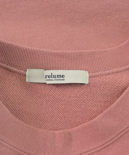 JOURNAL STANDARD relume（ジャーナルスタンダードレリューム）スウェット ピンク サイズ:F レディース/2200634719035