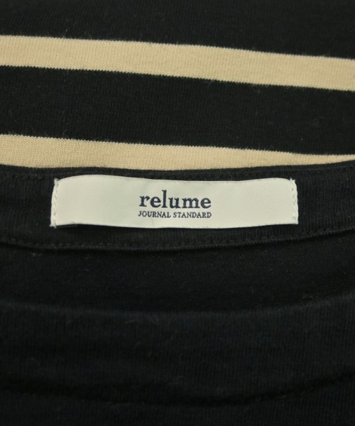 JOURNAL STANDARD relume（ジャーナルスタンダードレリューム）Tシャツ・カットソー 黒 サイズ:F レディース/2200620850032