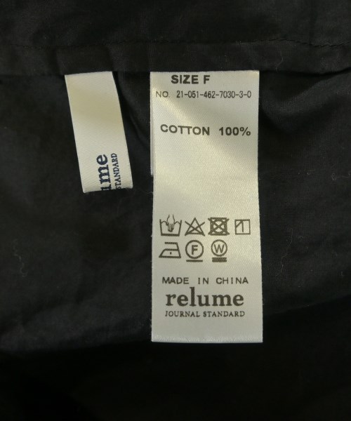 JOURNAL STANDARD relume（ジャーナルスタンダードレリューム）ブラウス 黒 サイズ:F レディース/2200622709093