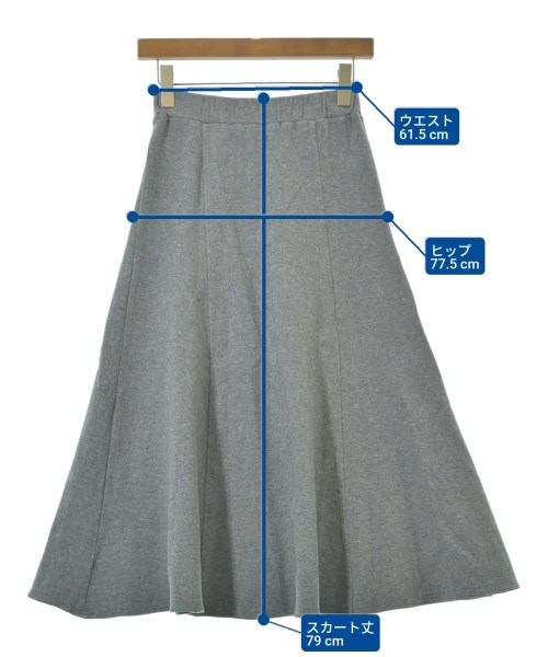 JOURNAL STANDARD relume（ジャーナルスタンダードレリューム）ロング・マキシ丈スカート グレー サイズ:F レディース/2200635095046