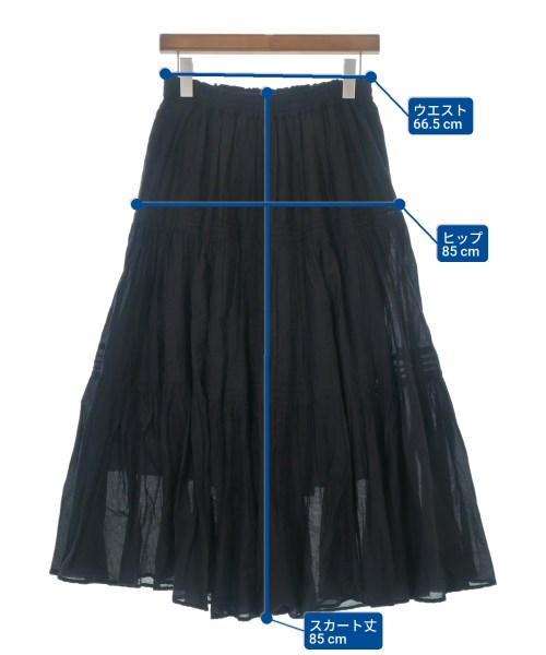 JOURNAL STANDARD relume（ジャーナルスタンダードレリューム）ロング・マキシ丈スカート 黒 サイズ:36(S位) レディース/2200621069105