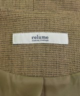 JOURNAL STANDARD relume（ジャーナルスタンダードレリューム）ノーカラージャケット 茶 サイズ:36(S位) レディース/2200622041124