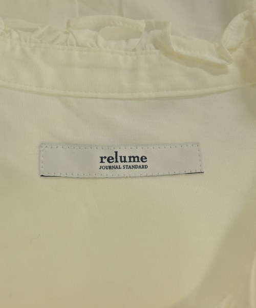 JOURNAL STANDARD relume（ジャーナルスタンダードレリューム）ブラウス 白 サイズ:F レディース/2200627640032