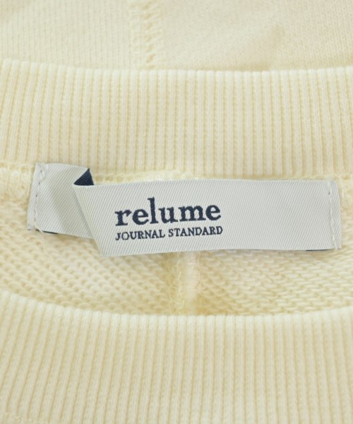 JOURNAL STANDARD relume（ジャーナルスタンダードレリューム）スウェット 白 サイズ:F レディース/2200618359042