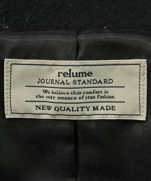 JOURNAL STANDARD relume（ジャーナルスタンダードレリューム）ピーコート 黒 サイズ:36(S位) レディース/2200629909021