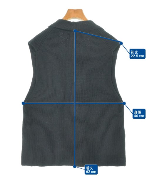 JOURNAL STANDARD relume（ジャーナルスタンダードレリューム）ベスト 黒 サイズ:-(M位) レディース/2200622351032