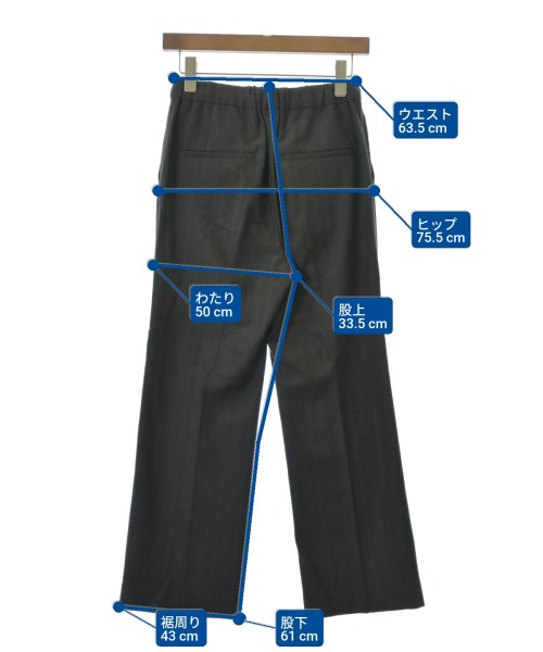 JOURNAL STANDARD relume（ジャーナルスタンダードレリューム）スラックス 茶 サイズ:36(S位) レディース/2200636899056