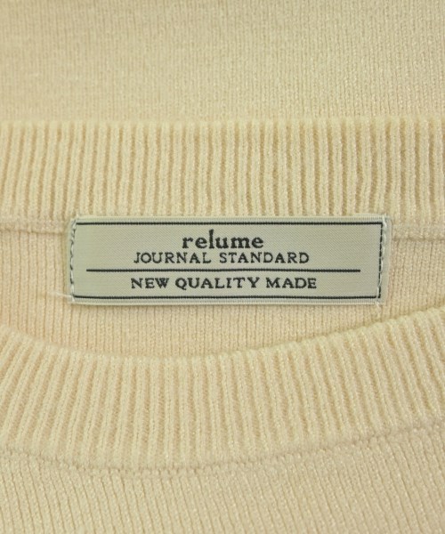 JOURNAL STANDARD relume（ジャーナルスタンダードレリューム）ニット・セーター ベージュ サイズ:F レディース/2200632311026