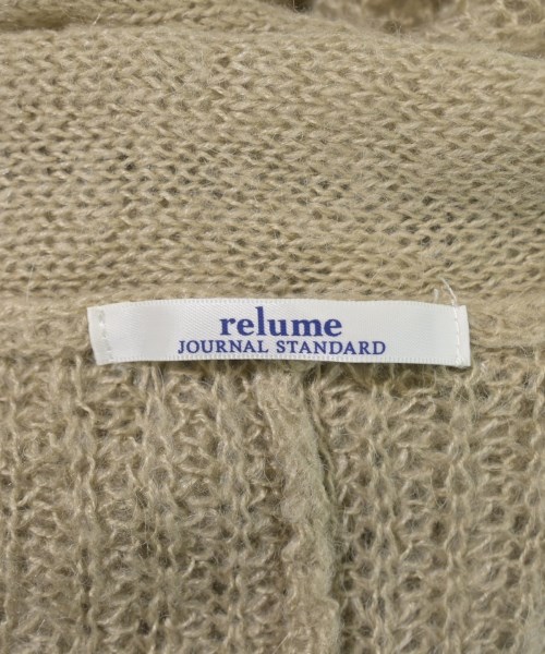 JOURNAL STANDARD relume（ジャーナルスタンダードレリューム）カーディガン ベージュ サイズ:F レディース/2200623319062