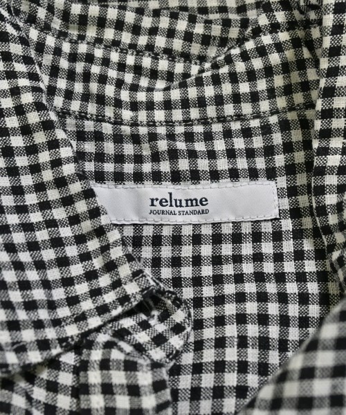 JOURNAL STANDARD relume（ジャーナルスタンダードレリューム）カジュアルシャツ 黒 サイズ:F レディース/2200625169139