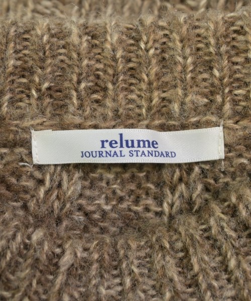 JOURNAL STANDARD relume（ジャーナルスタンダードレリューム）ニット・セーター 茶 サイズ:F レディース/2200623330067