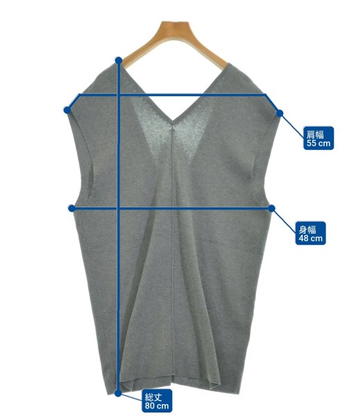 JOURNAL STANDARD relume（ジャーナルスタンダードレリューム）ベスト グレー サイズ:F レディース/2200635109071